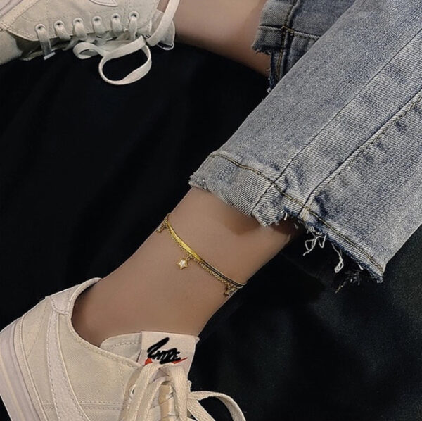 1338 Gold Plated Anklet - Image 3