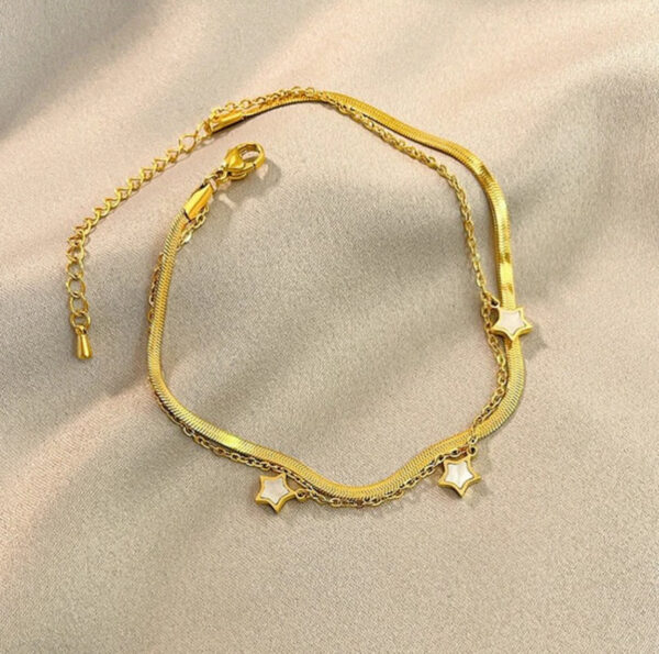 1338 Gold Plated Anklet - Image 4