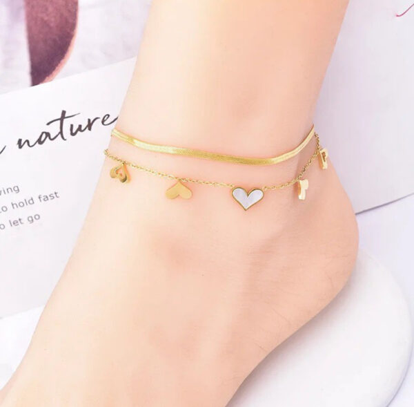 1339 Gold Plated Anklet - Image 3