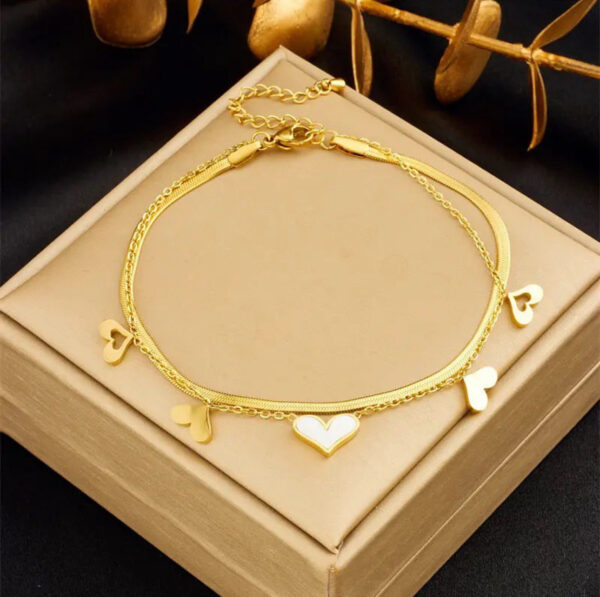 1339 Gold Plated Anklet - Image 4