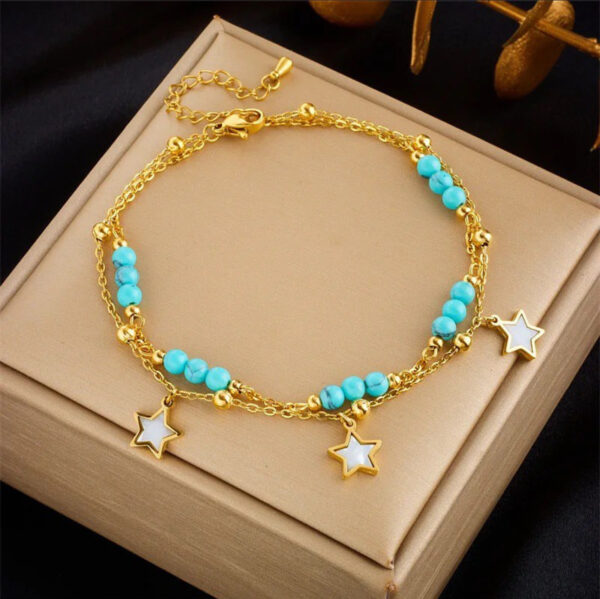 1341 Gold Plated Anklet - Image 2