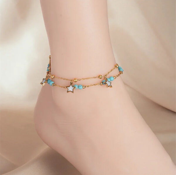 1341 Gold Plated Anklet - Image 3