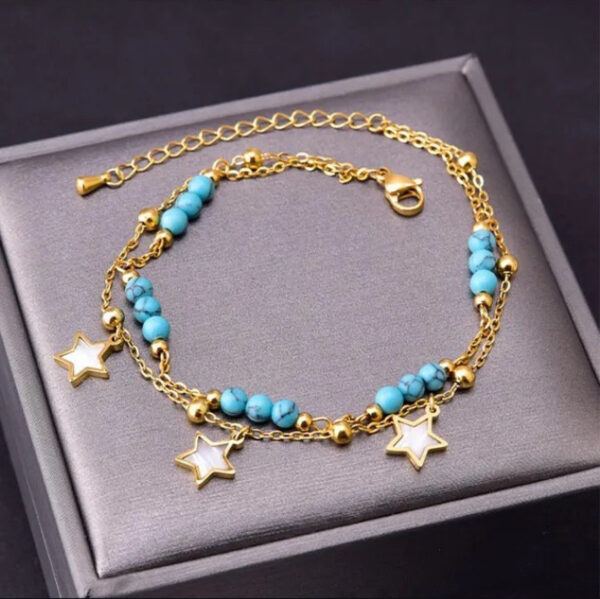 1341 Gold Plated Anklet - Image 5