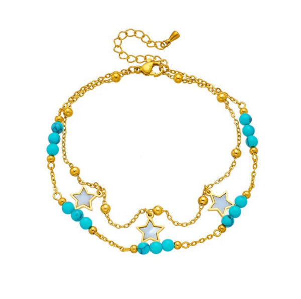 1341 Gold Plated Anklet - Image 7