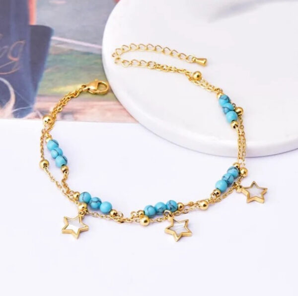 1341 Gold Plated Anklet - Image 8