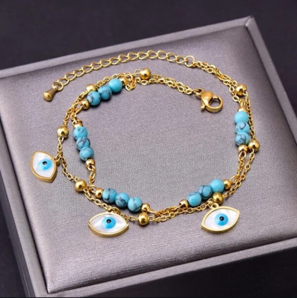 1342 Gold Plated Anklet - Image 5