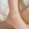 1343 Gold Plated Anklet