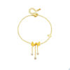 1343 Gold Plated Anklet