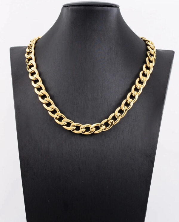 1350 Gold Plated Necklace & Bracelet - Image 2