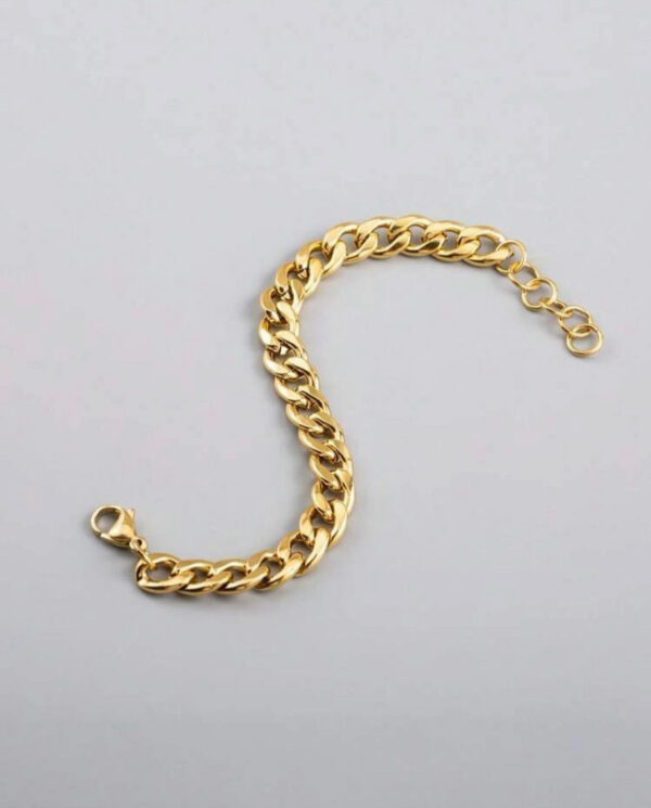 1350 Gold Plated Necklace & Bracelet - Image 7