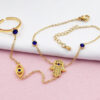 1344 Gold Plated Finger Bracelet