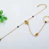 1344 Gold Plated Finger Bracelet