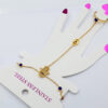 1344 Gold Plated Finger Bracelet