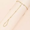 1347 Gold Plated Finger Bracelet