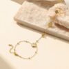1348 Gold Plated Finger Bracelet