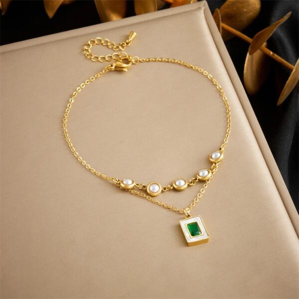 1368 Gold Plated Anklet - Image 2