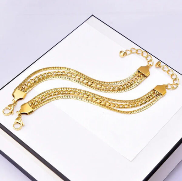 1363 Gold Plated Bracelet - Image 2