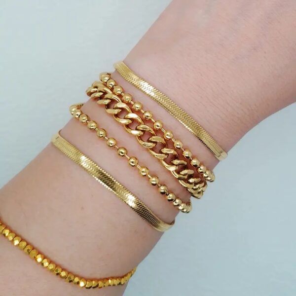 1364 Gold Plated Bracelet - Image 3