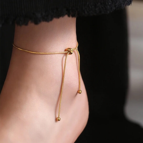 1365 Gold Plated Anklet - Image 2