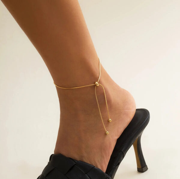 1365 Gold Plated Anklet - Image 3