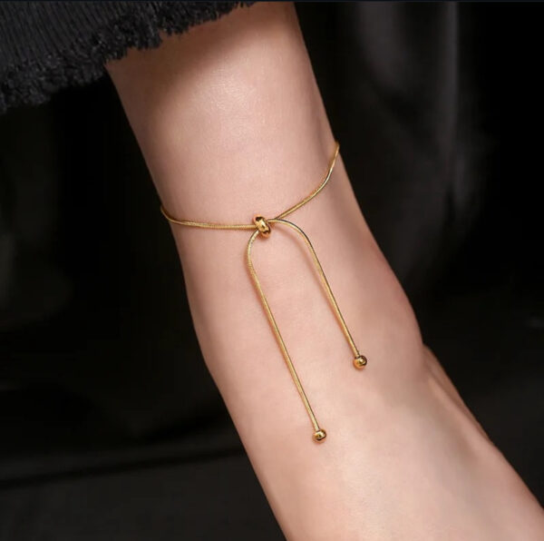 1365 Gold Plated Anklet - Image 6