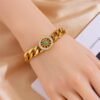 1372 Gold Plated Necklace & Bracelet