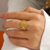 1327 Gold Plated Ring