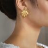 1367 Gold Plated Earrings