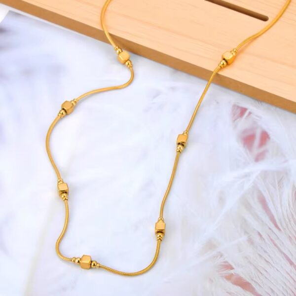 1393 Gold Plated Necklace & Bracelet