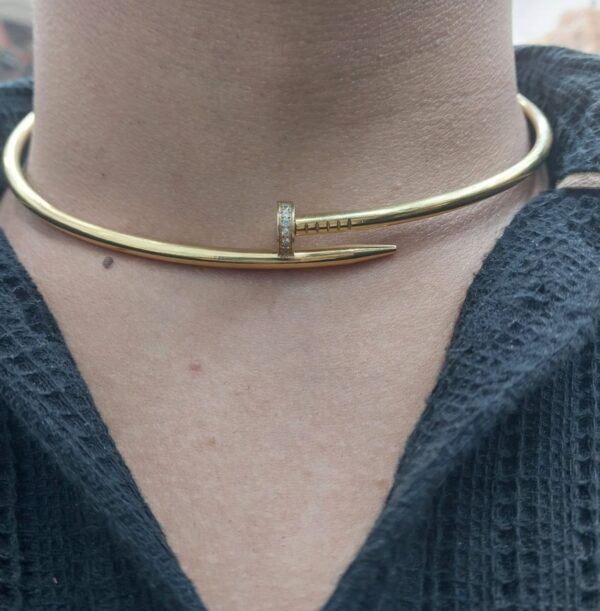 1394 Gold Plated Choker - Image 3