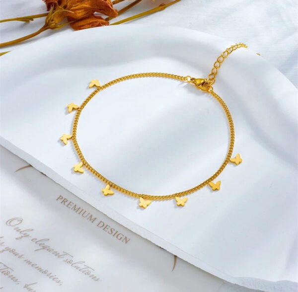 1397 Gold Plated Anklet - Image 3