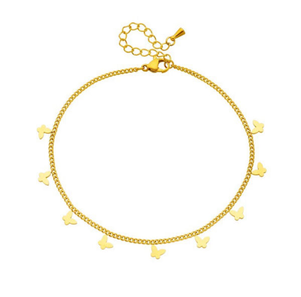 1397 Gold Plated Anklet - Image 5