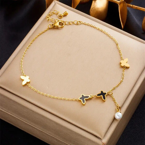 1396 Gold Plated Anklet - Image 2