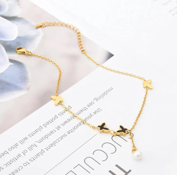 1396 Gold Plated Anklet - Image 5