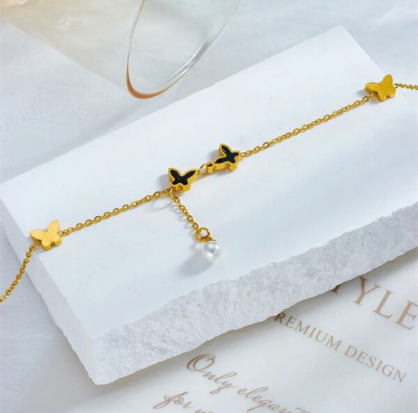 1396 Gold Plated Anklet - Image 6