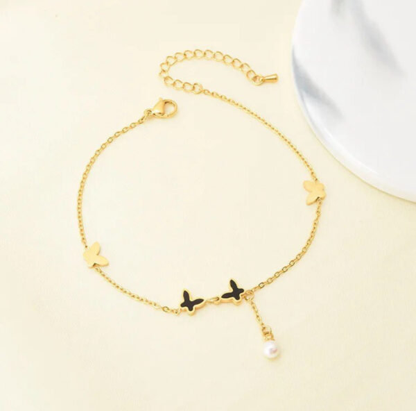 1396 Gold Plated Anklet - Image 7