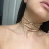 1403 Gold Plated Choker