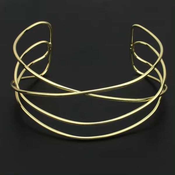 1403 Gold Plated Choker - Image 6