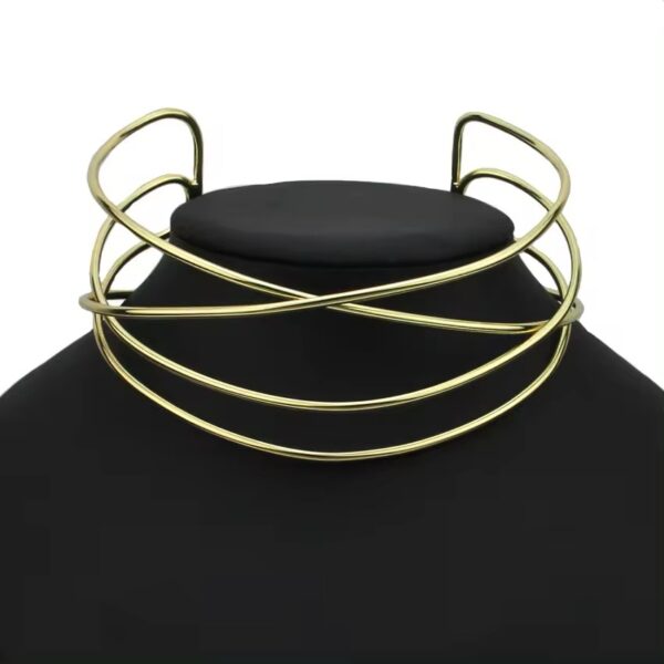 1403 Gold Plated Choker - Image 7