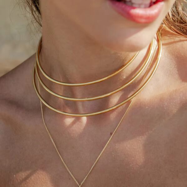 1404 Gold Plated Choker