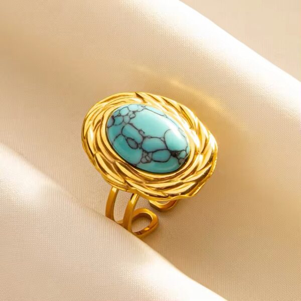 1405 Gold Plated Ring - Image 3