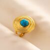 1406 Gold Plated Ring