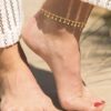 1412 Gold Plated Anklet