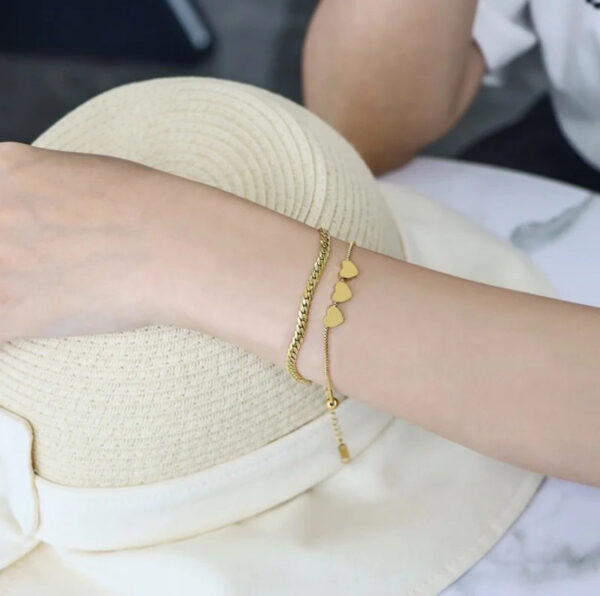 1418 Gold Plated Bracelet - Image 9