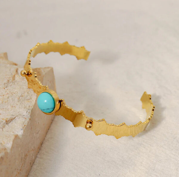 1416 Gold Plated Bangle - Image 2