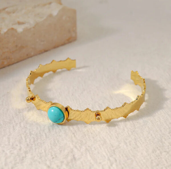 1416 Gold Plated Bangle - Image 3