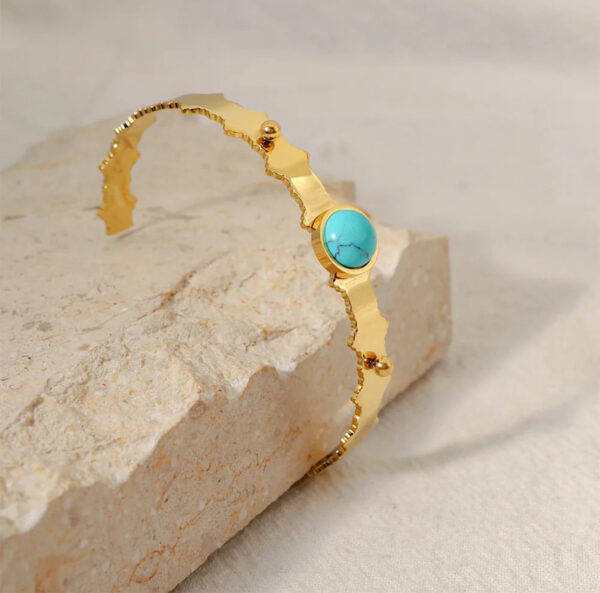 1416 Gold Plated Bangle - Image 4