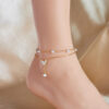 1424 Gold Plated Anklet