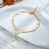 1424 Gold Plated Anklet