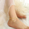 1425 Gold Plated Anklet